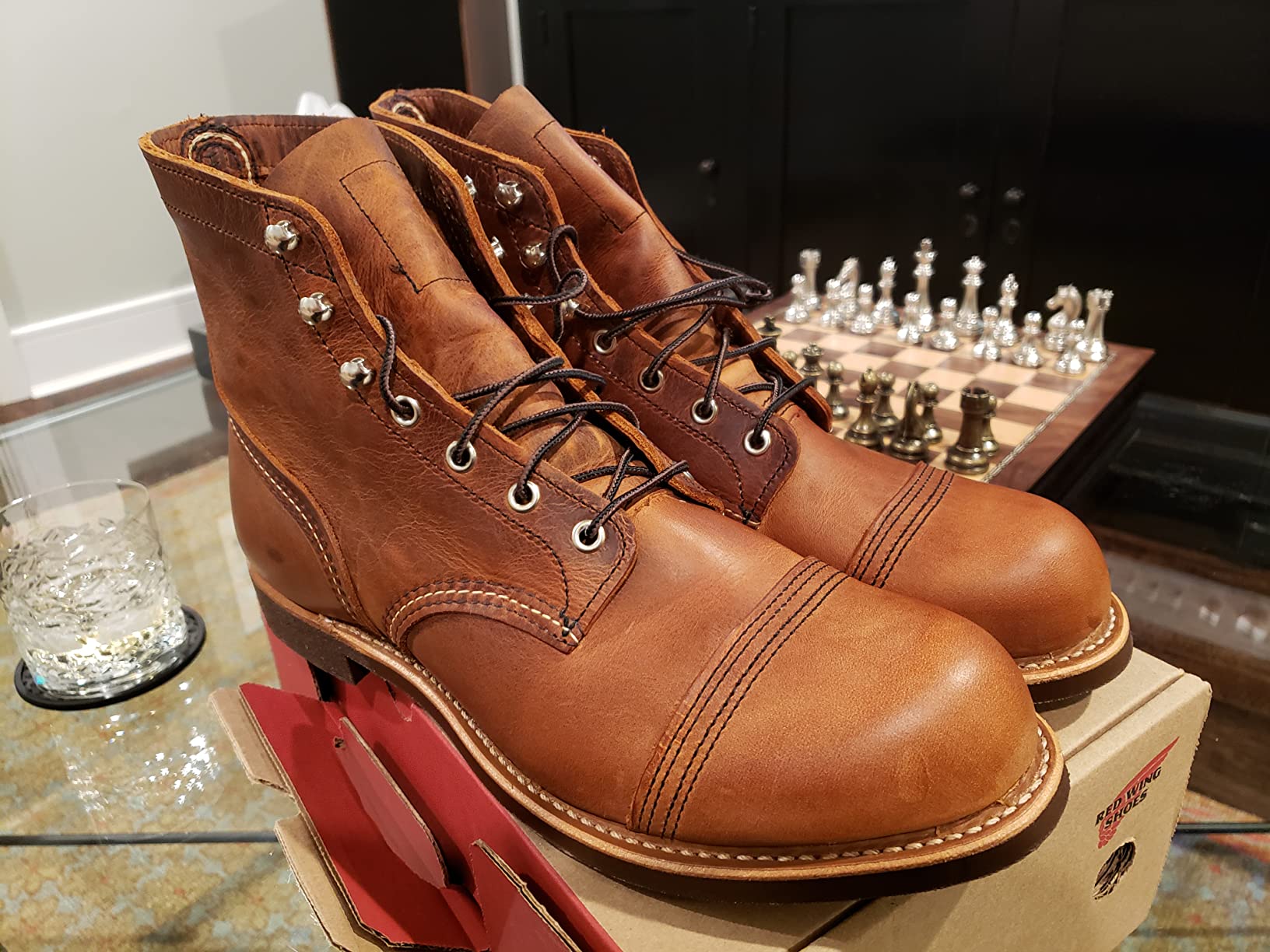 Red Wing Heritage Men's Iron Ranger Work Boot - Copper Rough and Tough customer photo 1