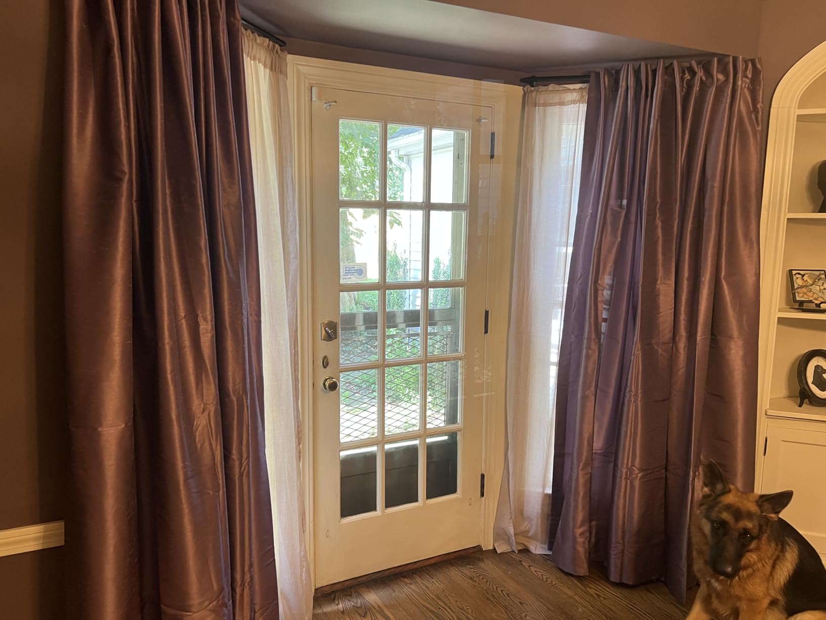 HPD Half Price Drapes Faux Dupioni Silk Curtain Vintage Textured for Room Decor 50