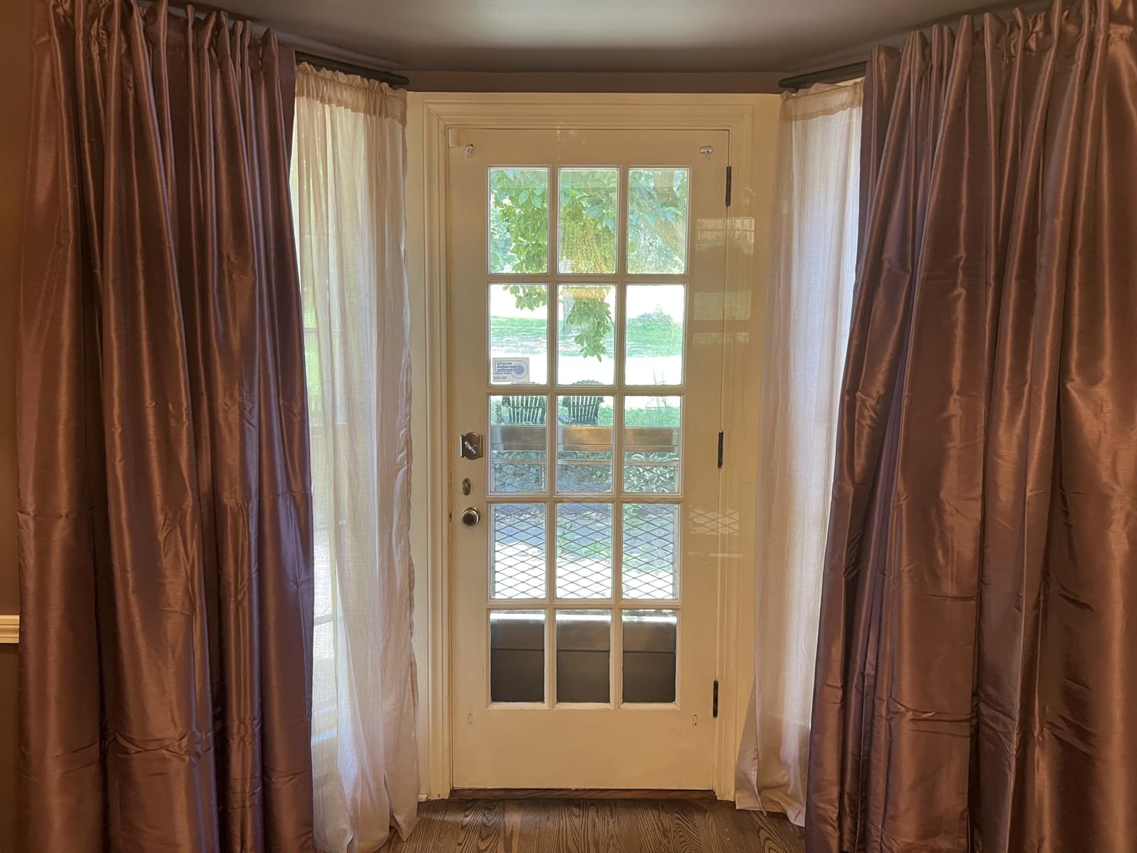 HPD Half Price Drapes Faux Dupioni Silk Curtain Vintage Textured for Room Decor 50