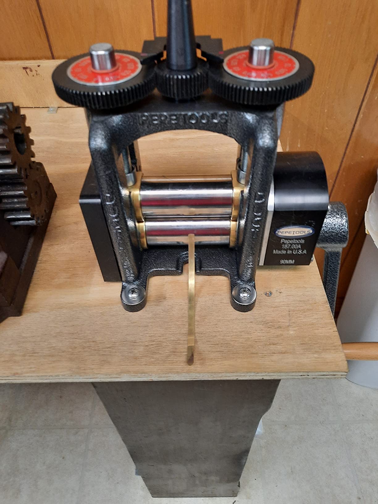 Pepetools 187.00A 90mm Ultra Series Flat Rolling Mill, 3.5