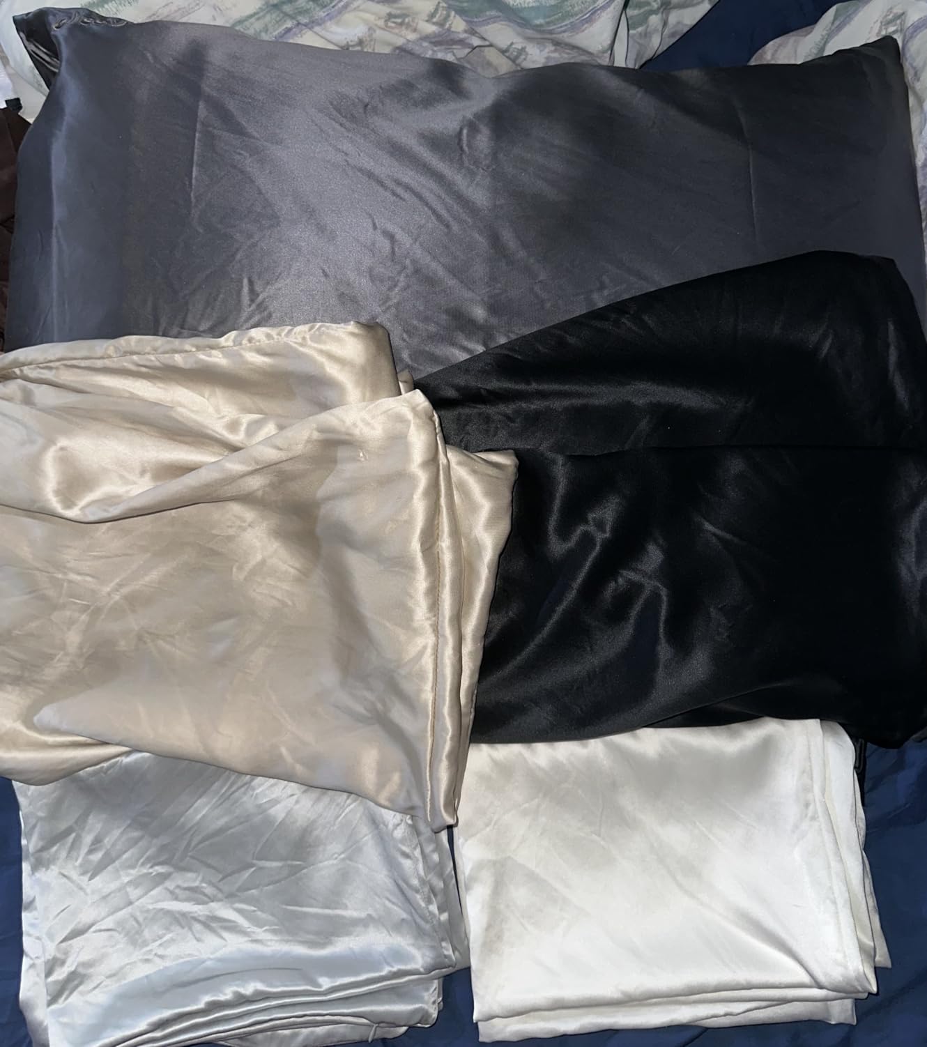 slip The Original Queen Pure Silk Pillow Case - 100% Pure 22 Momme Mulberry Silk - Queen Size Standard Pillow Case - Anti-Aging, Anti-BedHead, Anti-Sleep Crease, White (20