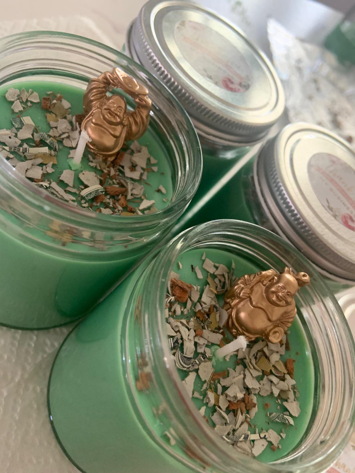 Brass Statu BRABUD 1'' Gold Laughing Buddha Figurines Collection Gift Home Office Desk Decor Flower Pot Statue Decoration Set of 6 customer photo 1