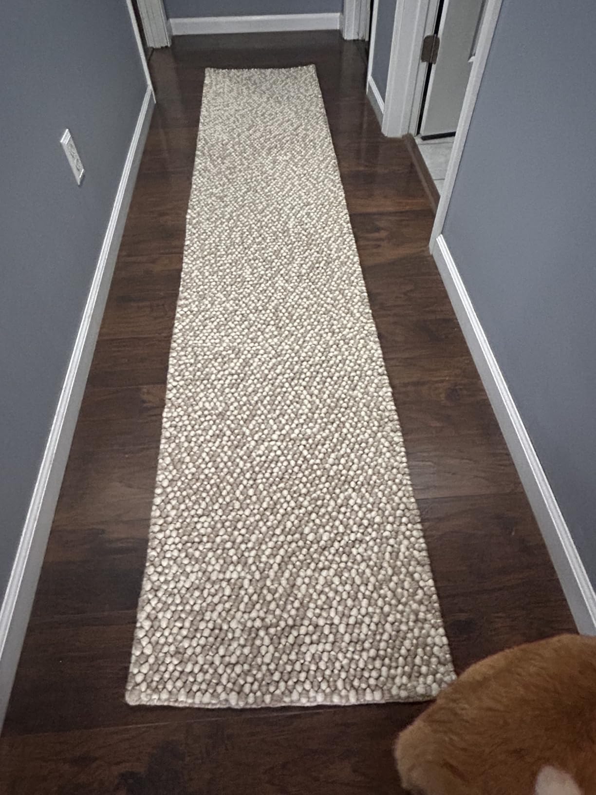 SAFAVIEH Area Rug 8x10 - Natura Collection - Large - Ivory, Handmade Wool Blend, Textured Design, Ideal for Living Room, Bedroom, Dining Space (NAT620A) customer photo 2