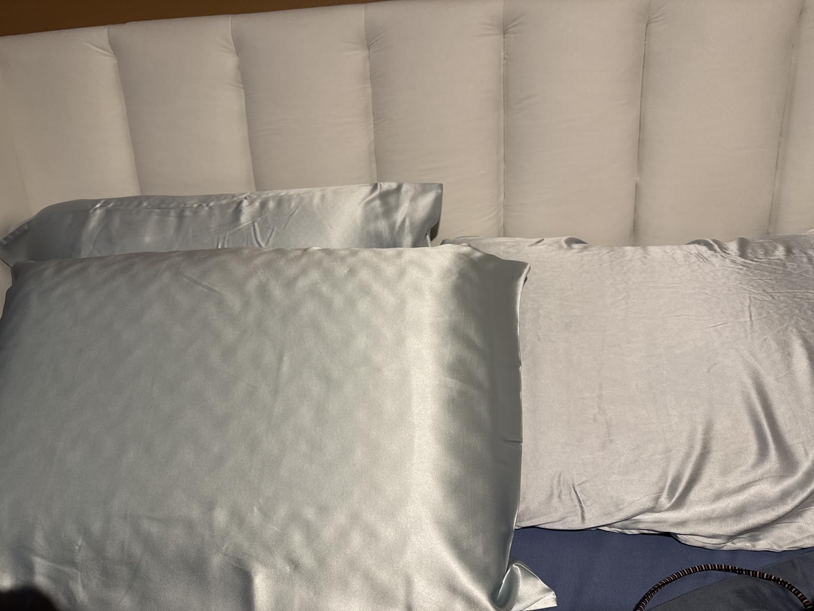 Fishers Finery 30mm 100% Pure Mulberry Silk Pillowcase, Quality Tested (White, Queen) customer photo 1