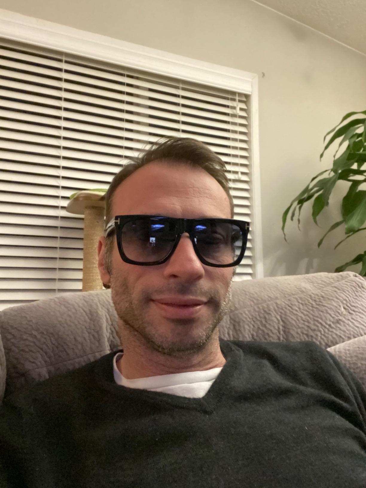 Tom Ford Rectangular Sunglasses TF513 Morgan 01W Black 57mm FT0513 customer photo 1