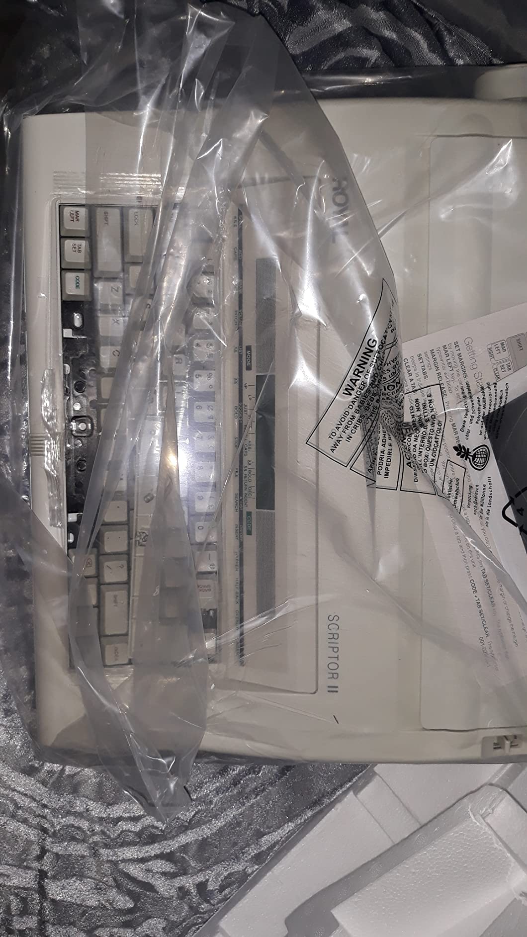 ROYAL 69147T Scriptor II Typewriter, White customer photo 1