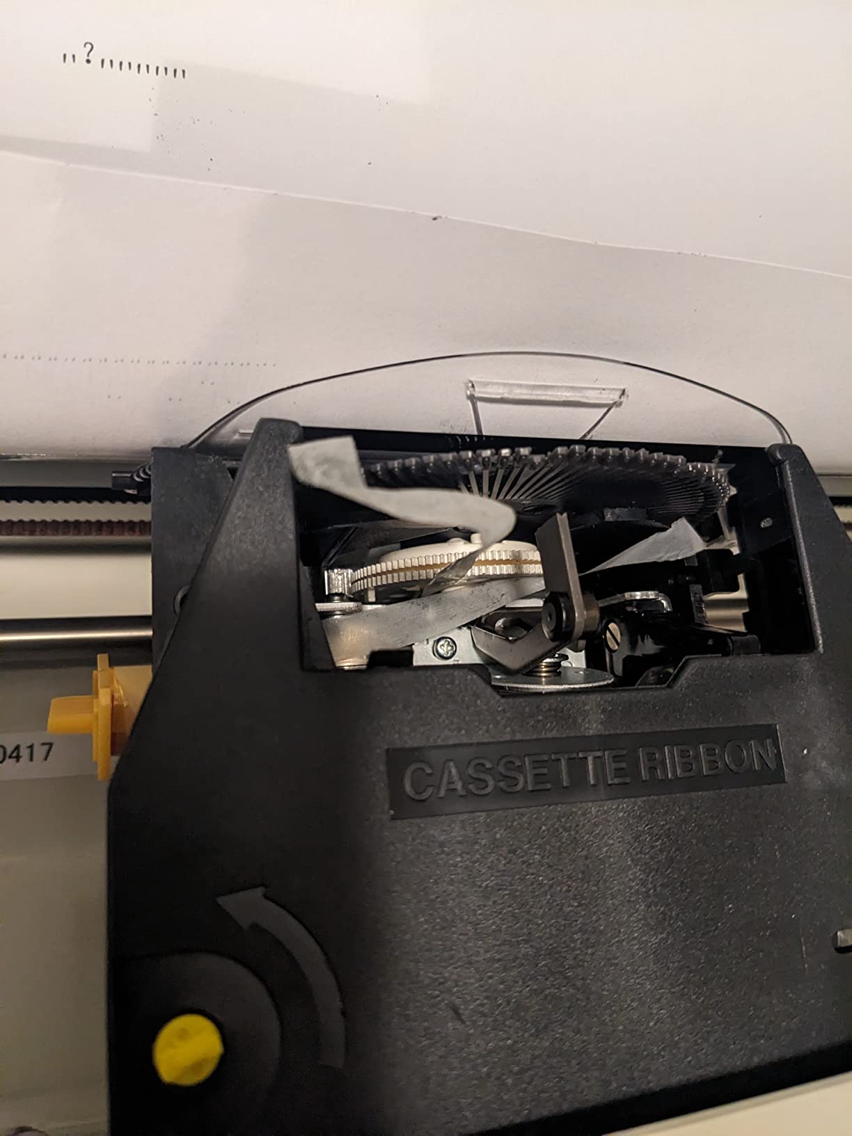 ROYAL 69147T Scriptor II Typewriter, White customer photo 2