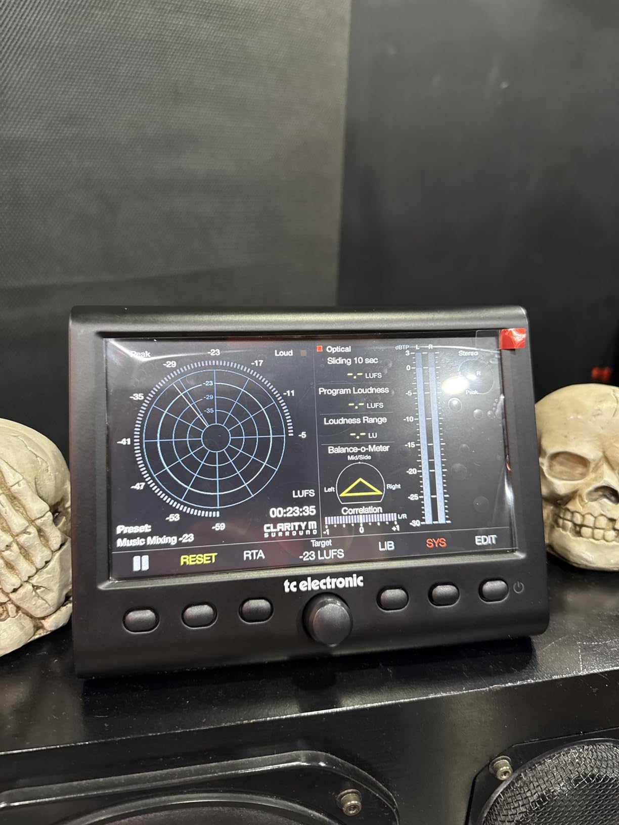TC Electronic CLARITY M V2 Stereo and 5.1 Audio Loudness Meter with 7