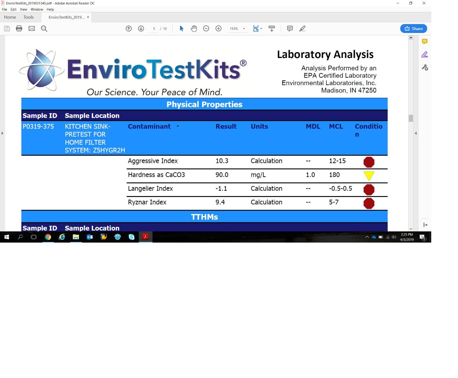 Safe Home 200-in-1 Ultimate Drinking Water Test Kit - Tests for 200 Parameters at our EPA Certified Lab - Home Inspections, Mortgage Loans, Real Estate Transactions, & More customer photo 1