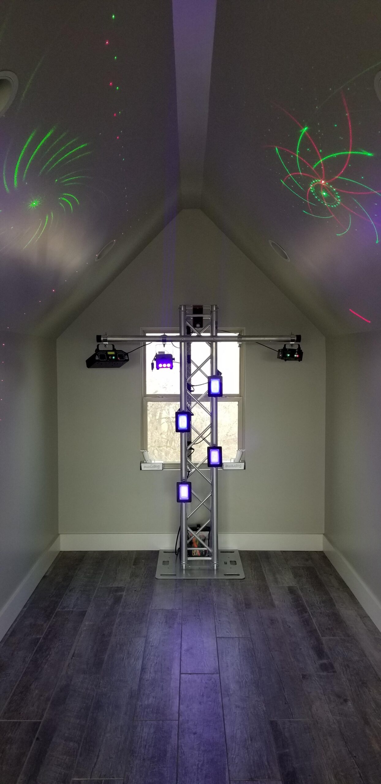 6.56FT 2 Meter Aluminum Plasma TV Mount Stand Stage/Club DJ Lighting Truss Tower Totem customer photo 1