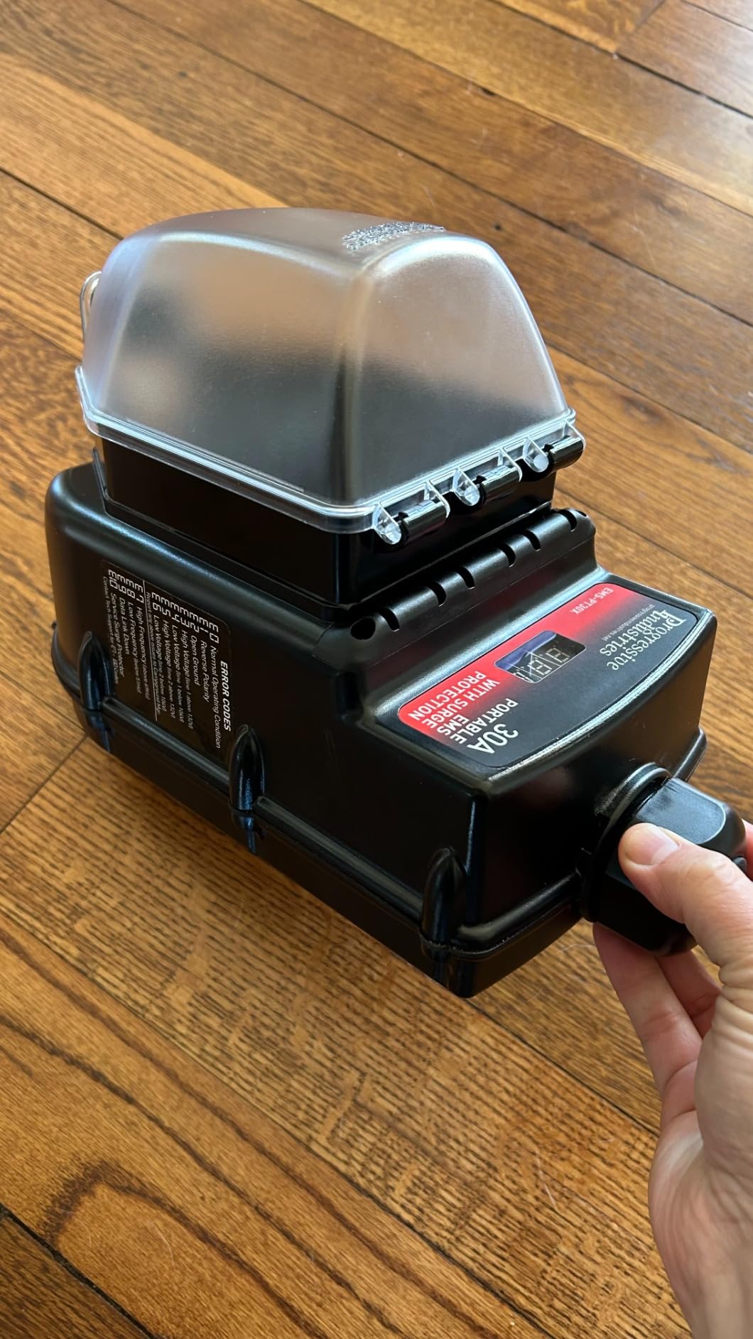 Progressive Industries EMS-PT30X Portable RV Surge Protector, 30 Amp customer photo 1