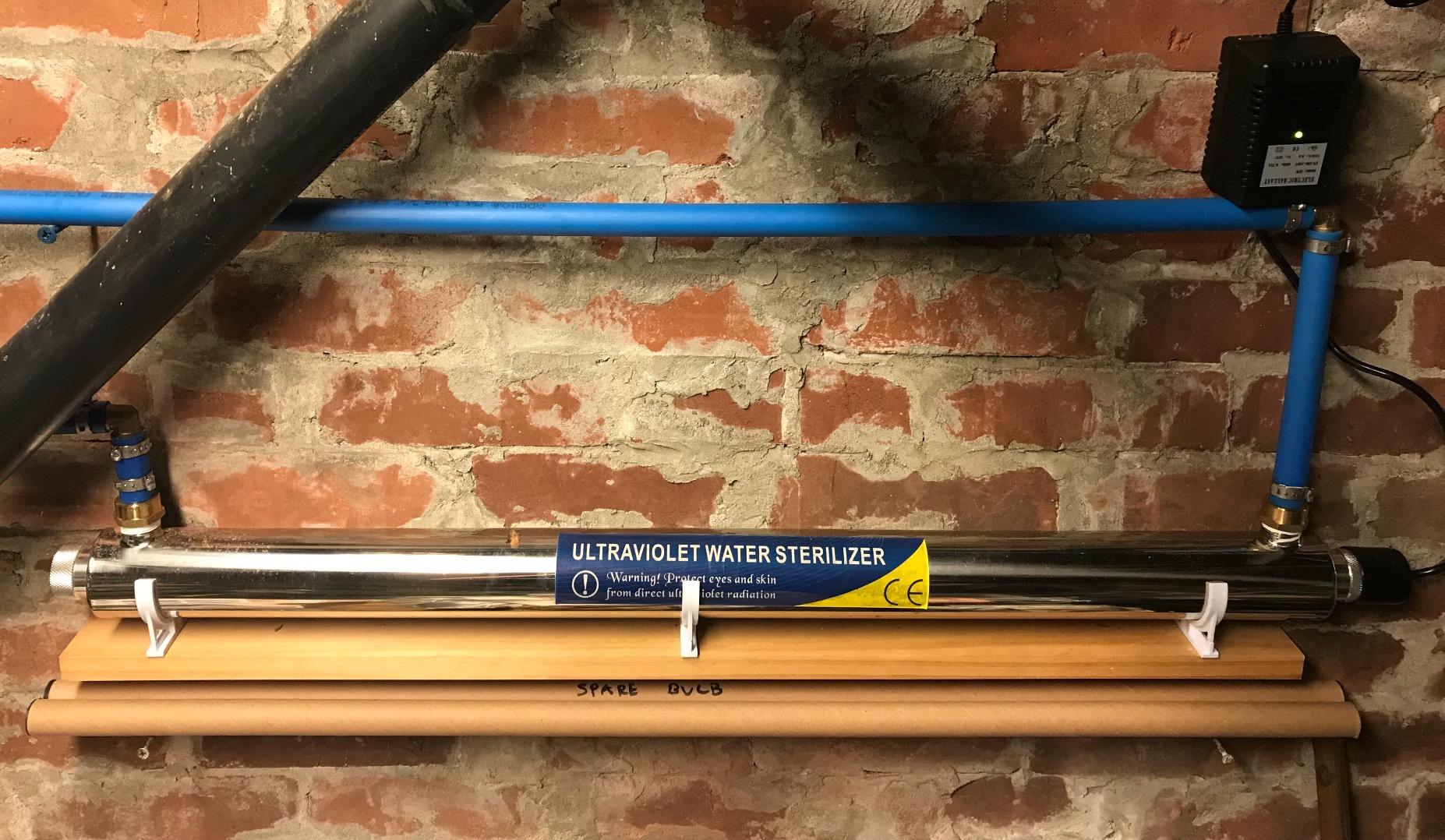 Ronaqua 55W Whole House UV Light Water Purifier, 12 GPM, 3/4'' MNPT Ports - Includes 2 Free Replacement Bulbs customer photo 1