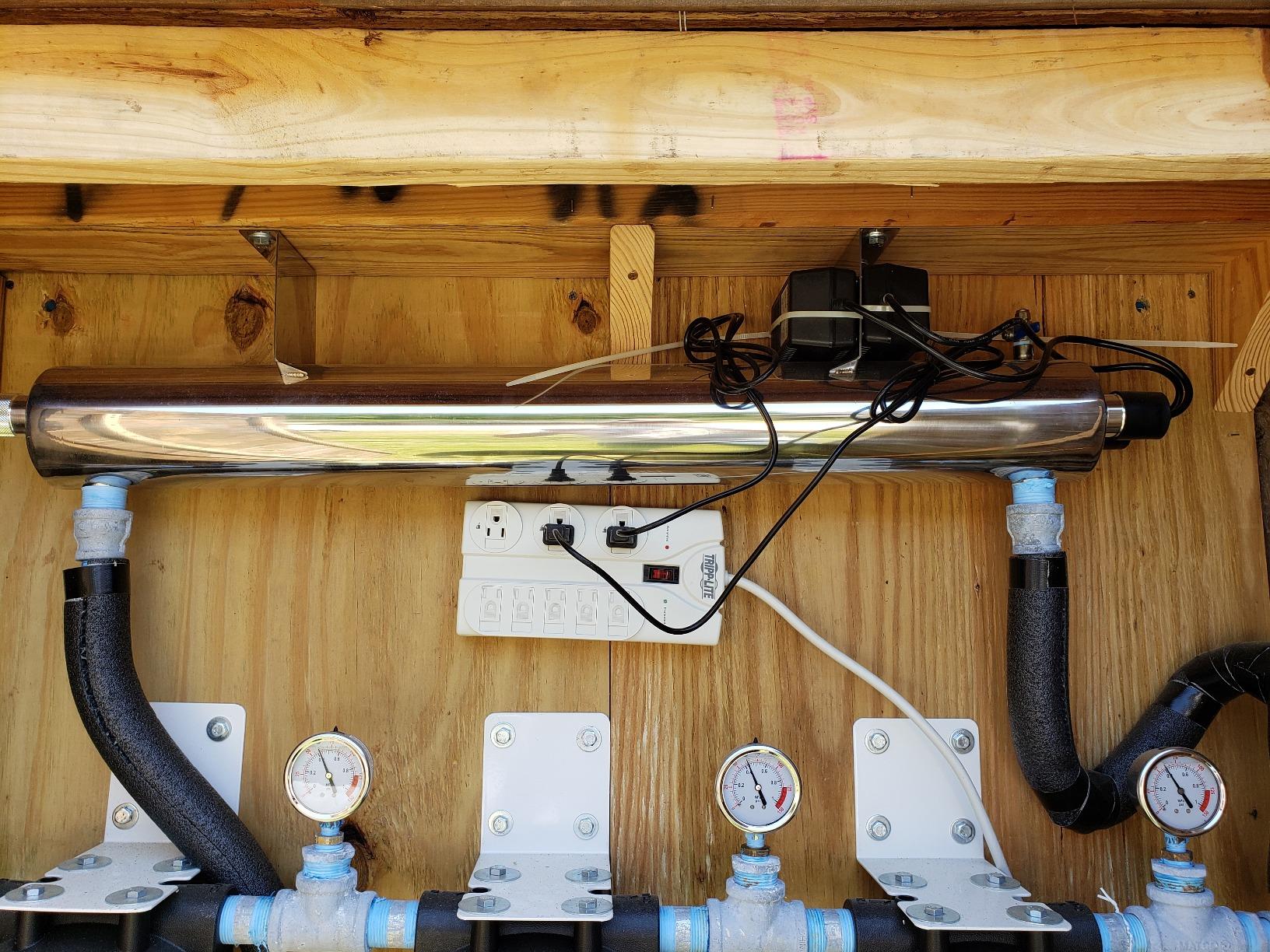 UV Water Filter Whole House Purifier System 110W Ultraviolet Light Lamp, 110V, 24GPM Flow Rate, 1-inch NPT Inlet Outlet Purification by Bluonics customer photo 1