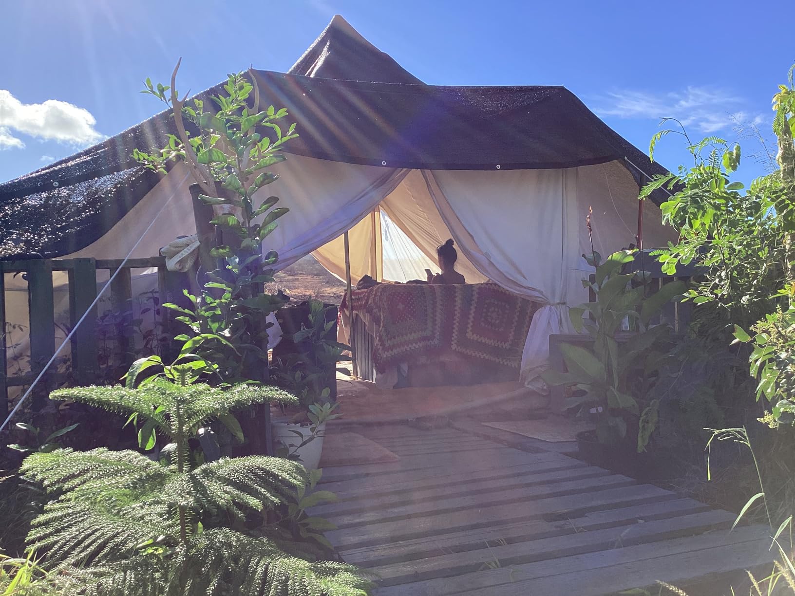 Dream House Large Spacious Outdoor Waterproof Cotton Canvas 4 Season Camping Tent for 10 Persons customer photo 1