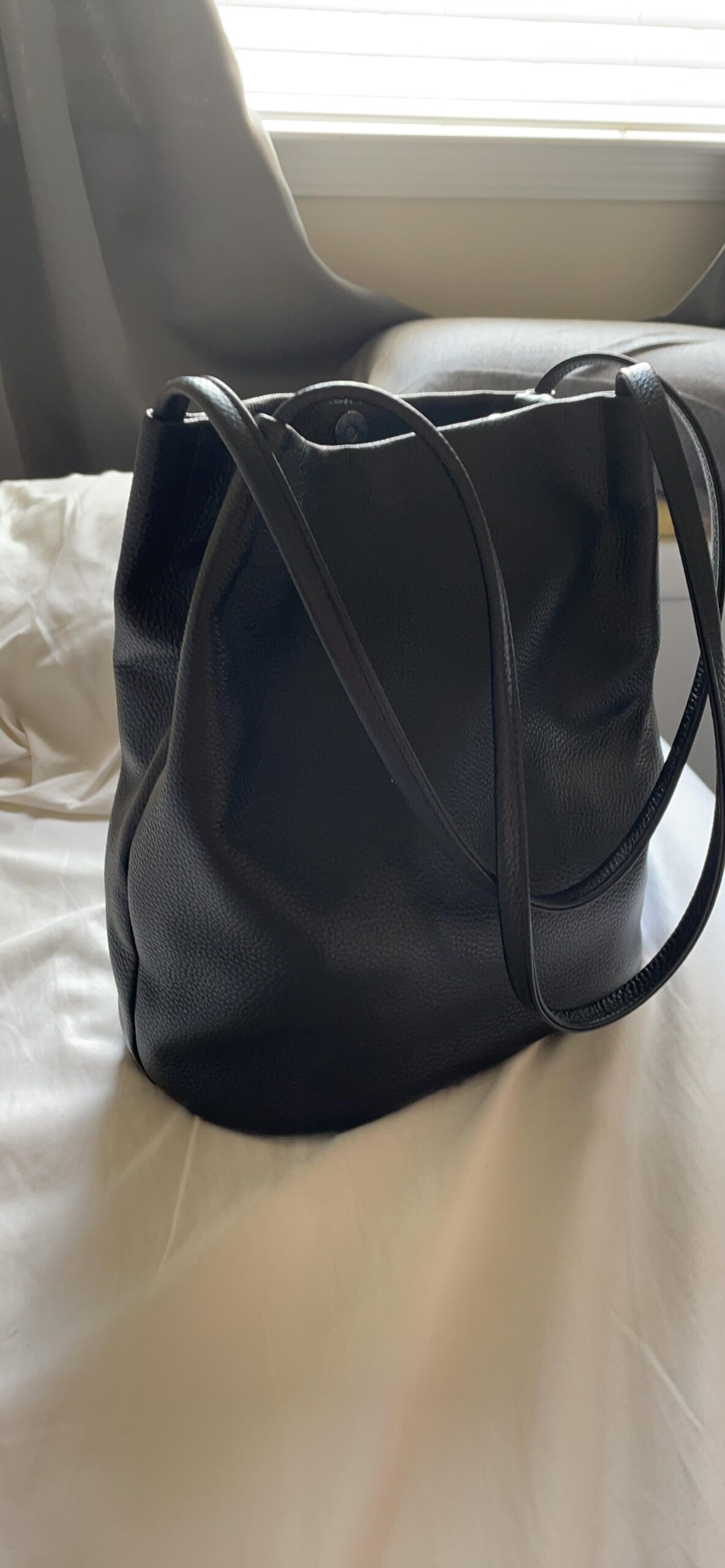 Iswee Genuine Leather Tote Bucket Bags Hobo Shoulder Bags Purse and Handbags for Women Trendy customer photo 2