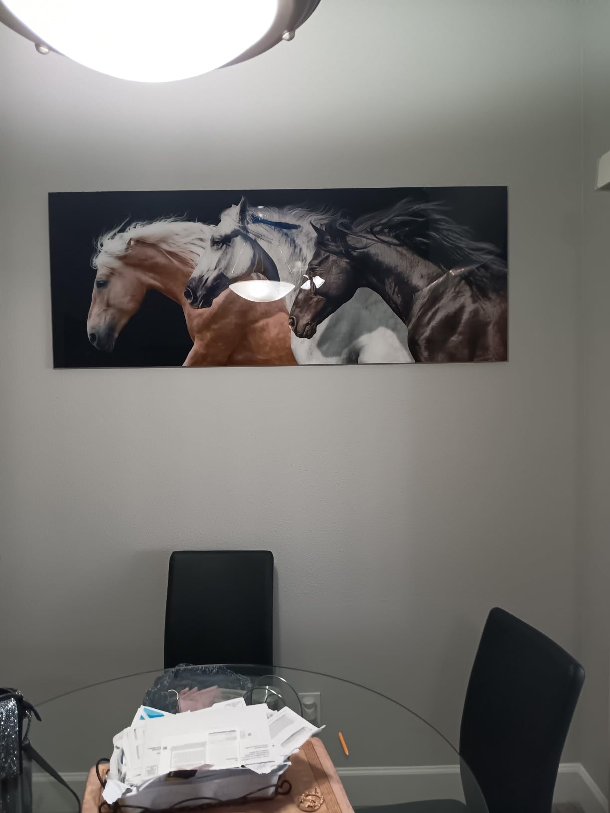 Empire Art Direct Trilogy 1 Frameless Free Floating Tempered Glass Panel Graphic Wall Art customer photo 1