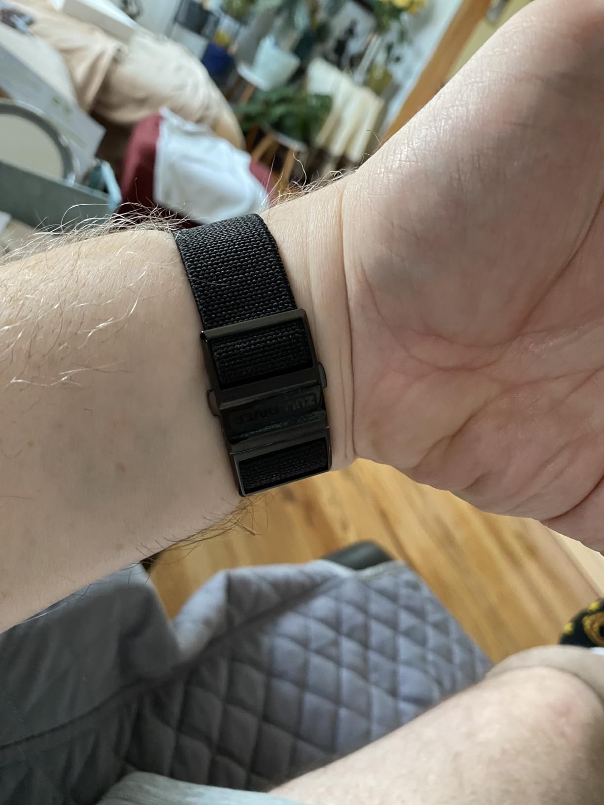 Bulova Men's Archive Series Lunar Pilot 6-Hand Chronograph Precisionist Black Ion-Plated Stainless Steel, Black NATO Strap and Sapphire Crystal Style: 98A186 customer photo 2