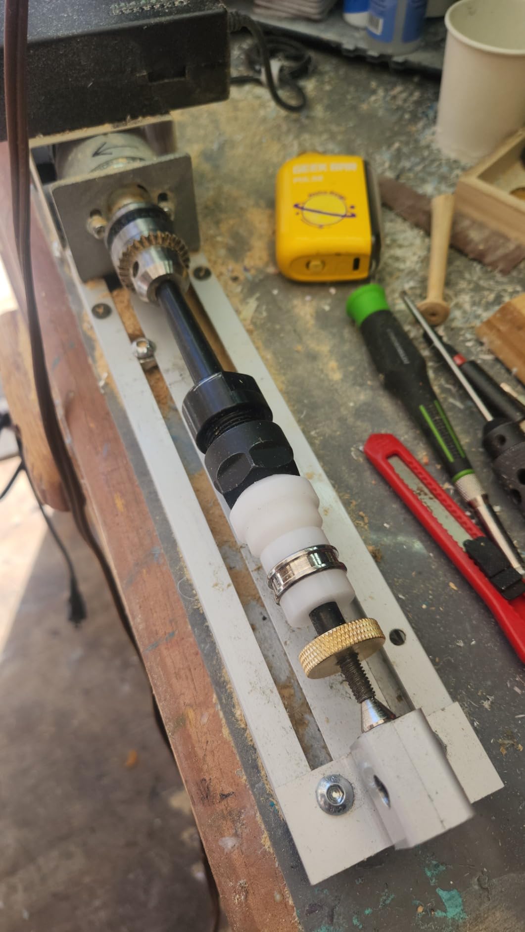 WEN PM01 Wooden Lathe Pen-Turning MT1 Mandrel customer photo 1