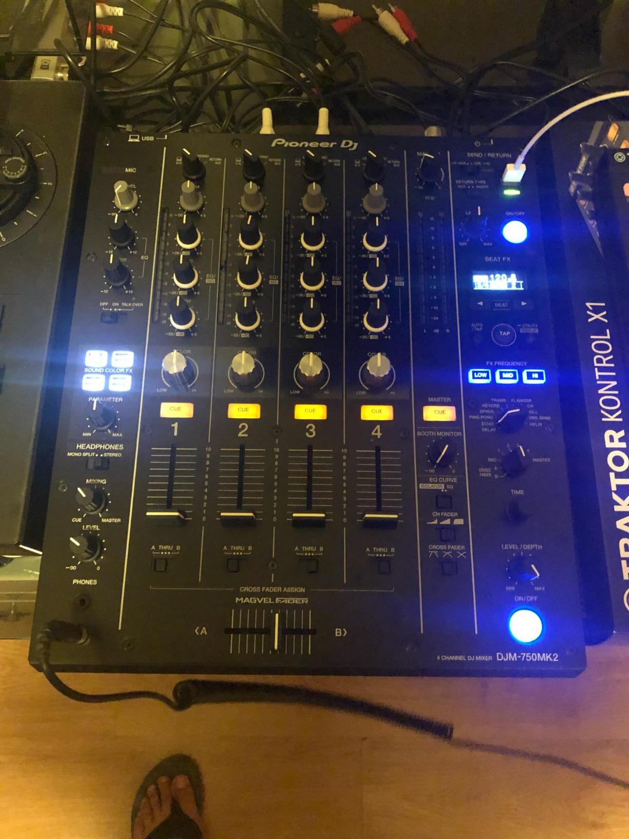 Pioneer DJ DJM-750MK2 4-Channel Performance DJ Mixer customer photo 1