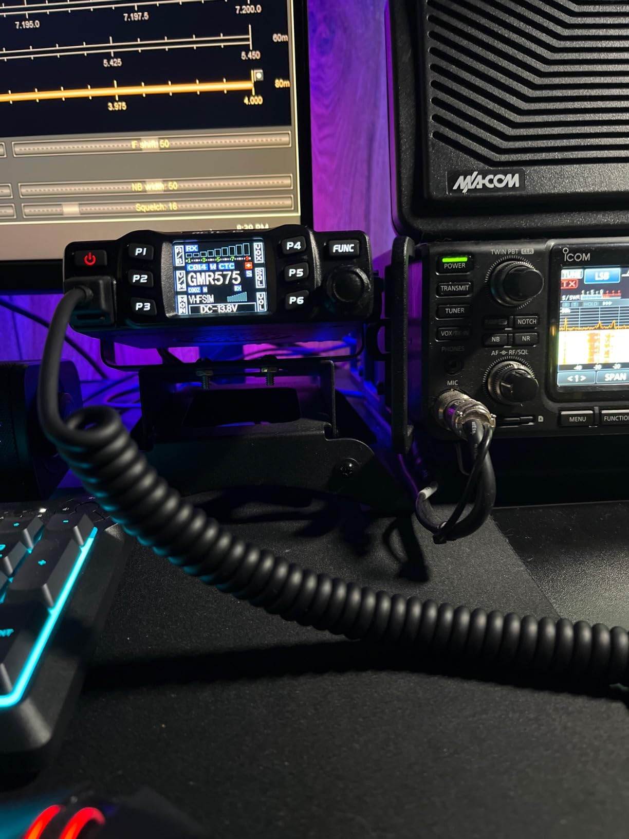 Retevis RT95 Mobile Ham Radio, Dual Band Mobile Radio, Chirp, Dual Speaker, Rotatable LCD Display, 2m 70cm Ham Radio Base Station, Mobile Transceiver with Cable customer photo 2