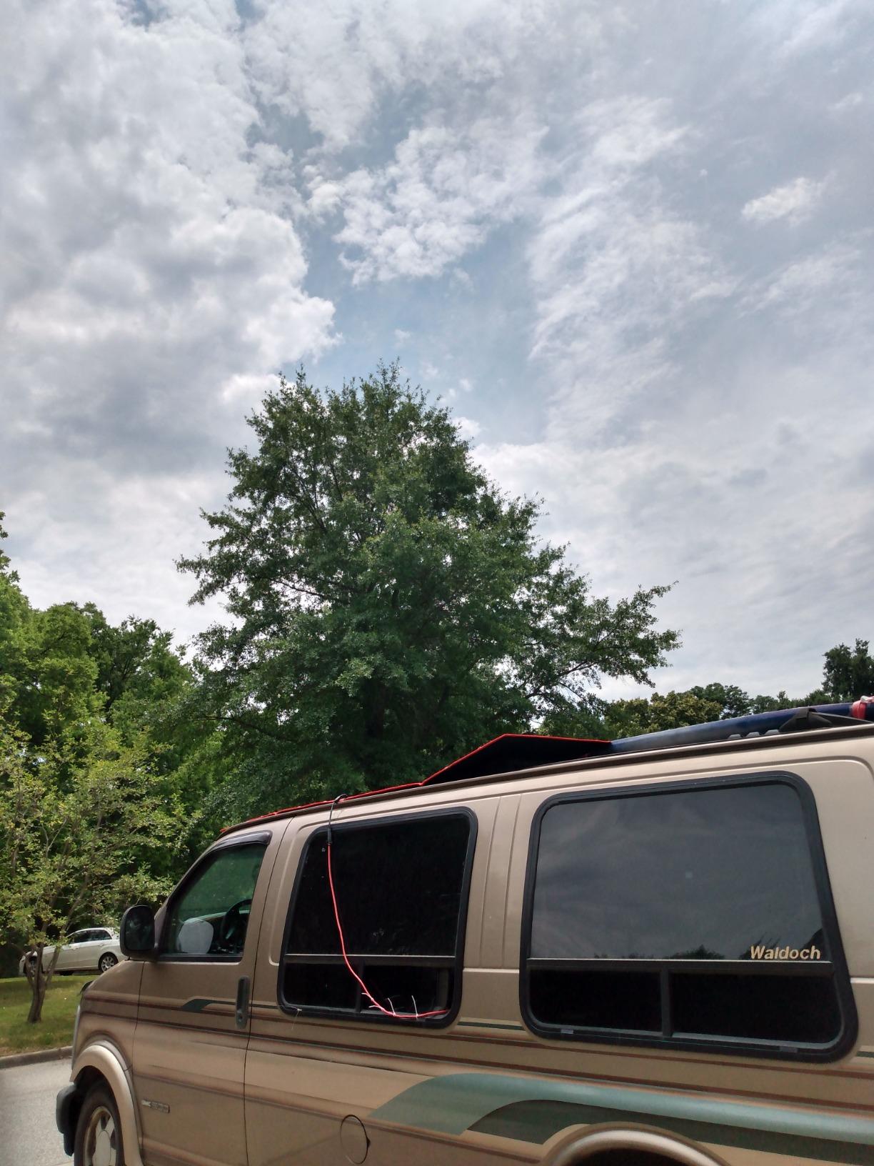 DOKIO 200W Portable Foldable Solar Panel Kit (20x27in, 9.7lb), with Separate Controller and Dual USB, Monocrystalline Charger for 12V Batteries & Power Stations, RV Camping Trailer Emergency Backup customer photo 1