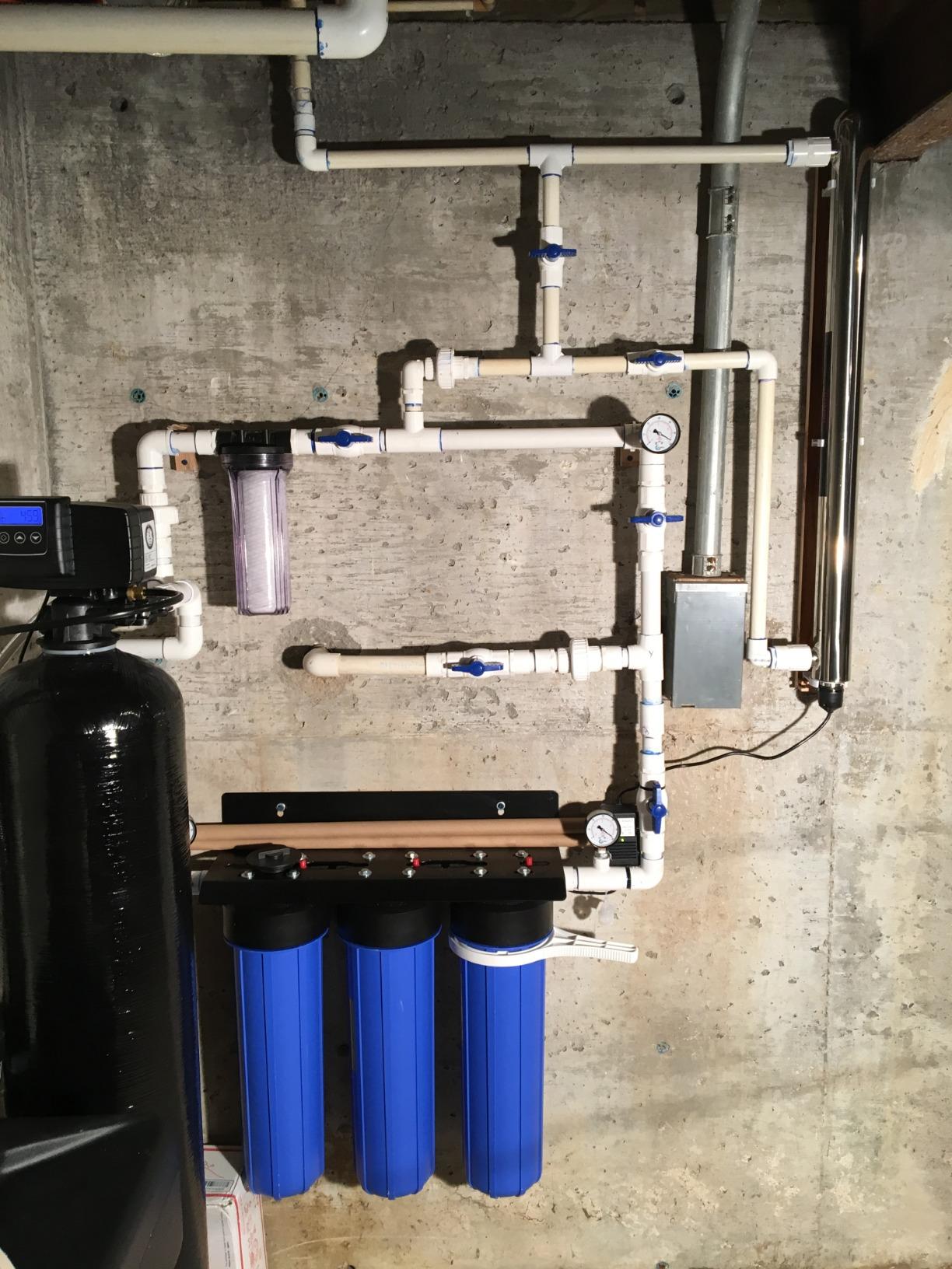 Geekpure Whole House Water Filter System- 55 W UV Water Purifier with 3 UV Filter + 3 Quartz Sleeve-Pack of 8 customer photo 2