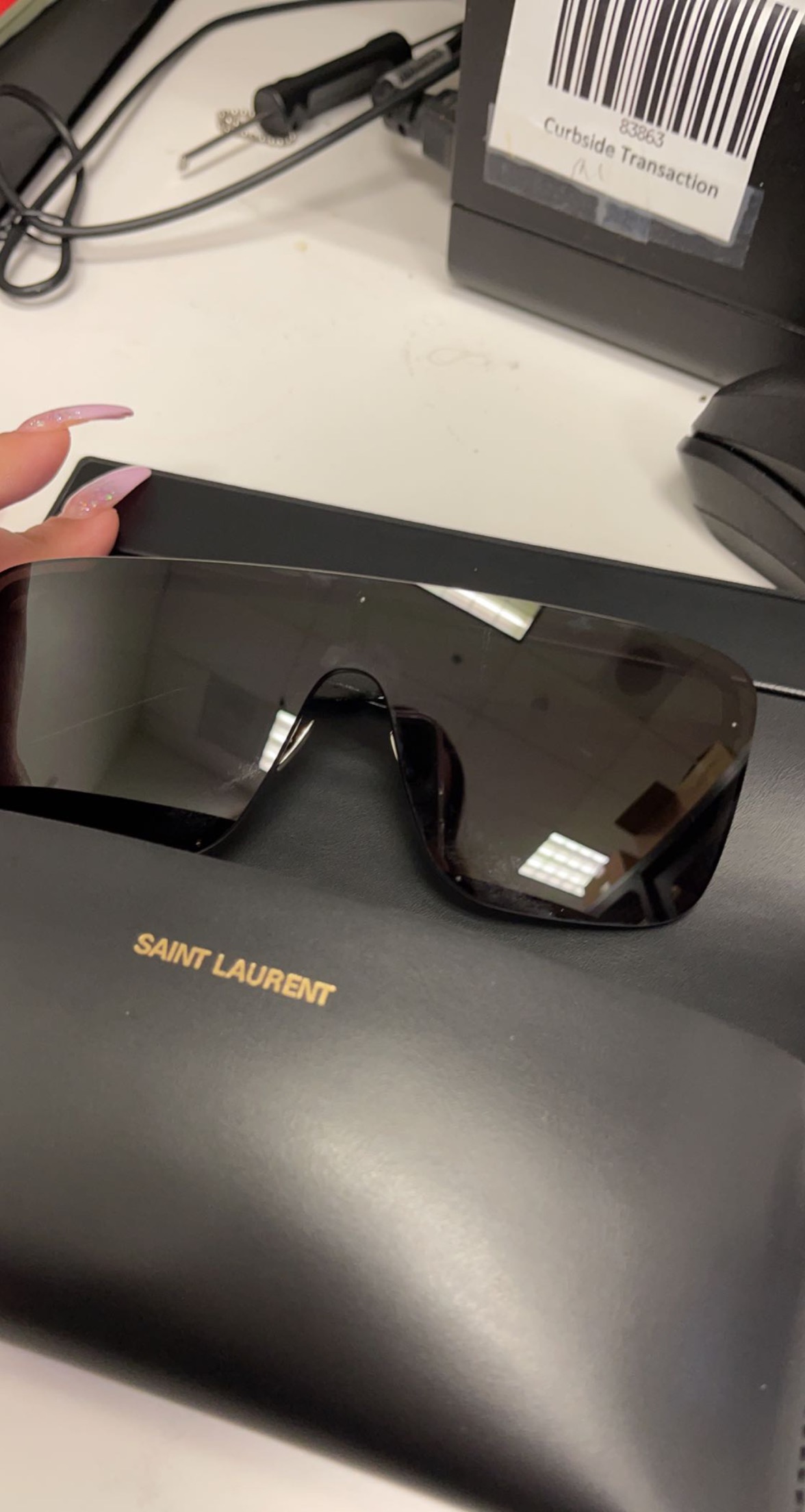 Saint Laurent SL 276 MICA Rectangular Sunglasses customer photo 1