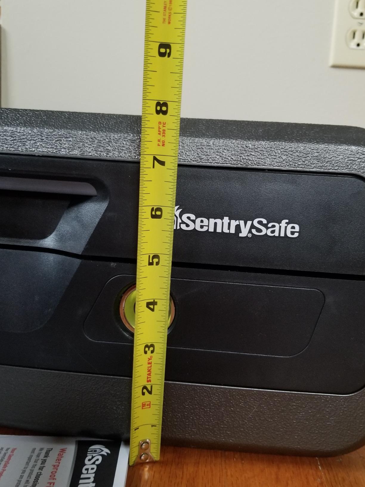 SentrySafe Fireproof and Waterproof Lock Box with Digital Keypad Lock, Shelf Safe for Documents, Jewelry, 0.36 Cubic Feet, 7.6 x 16.5 x 14.8 Inches, CHW30300 customer photo 2