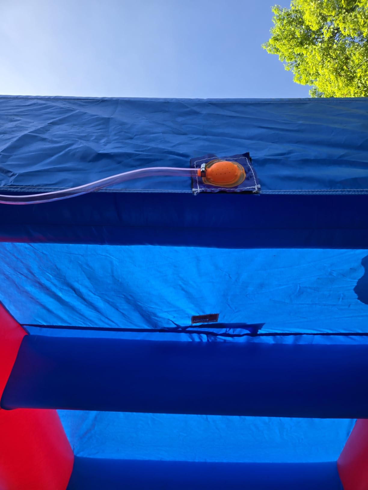 JumpOrange 13'x 26'x 15' Ninja Warrior Bounce House with Slide; 15oz Commercial Grade PVC, Reinforced Strength Wet/Dry Jumper, with Basketball Hoop and Blower for Kids & Adult, Birthday, Party Rental customer photo 1