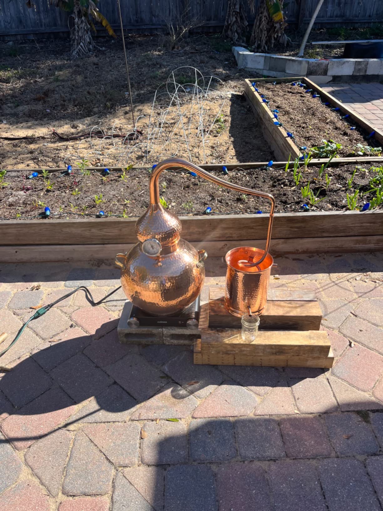 5 Gallon Pure Copper Alembic Still for Whiskey, Moonshine, Essential Oils by Copperholic customer photo 1