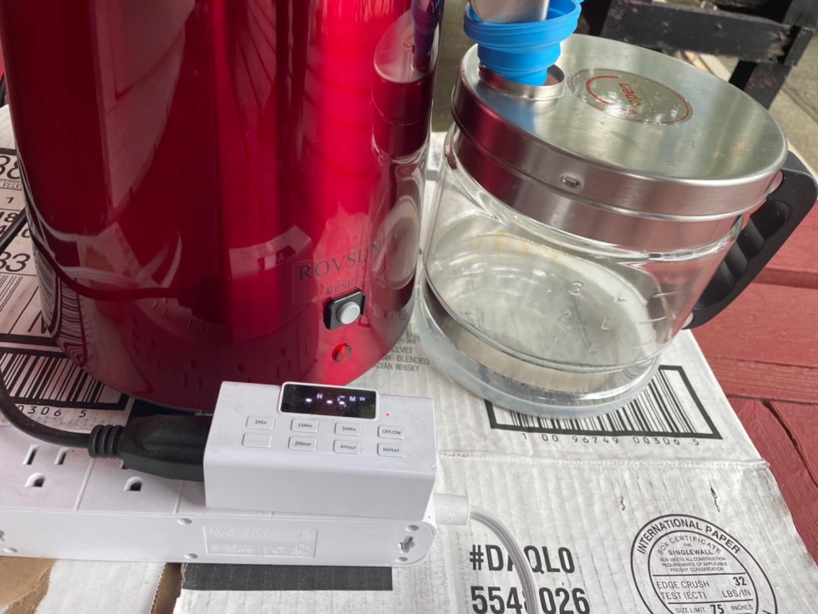 ROVSUN Upgraded 1.1 Gallon/4L Water Distiller Countertop Distilled Water Machine with Flame-Retardant Material, BPA-Free Container & Stainless Steel Interior, 750W Distilled Water Maker Purifier customer photo 1