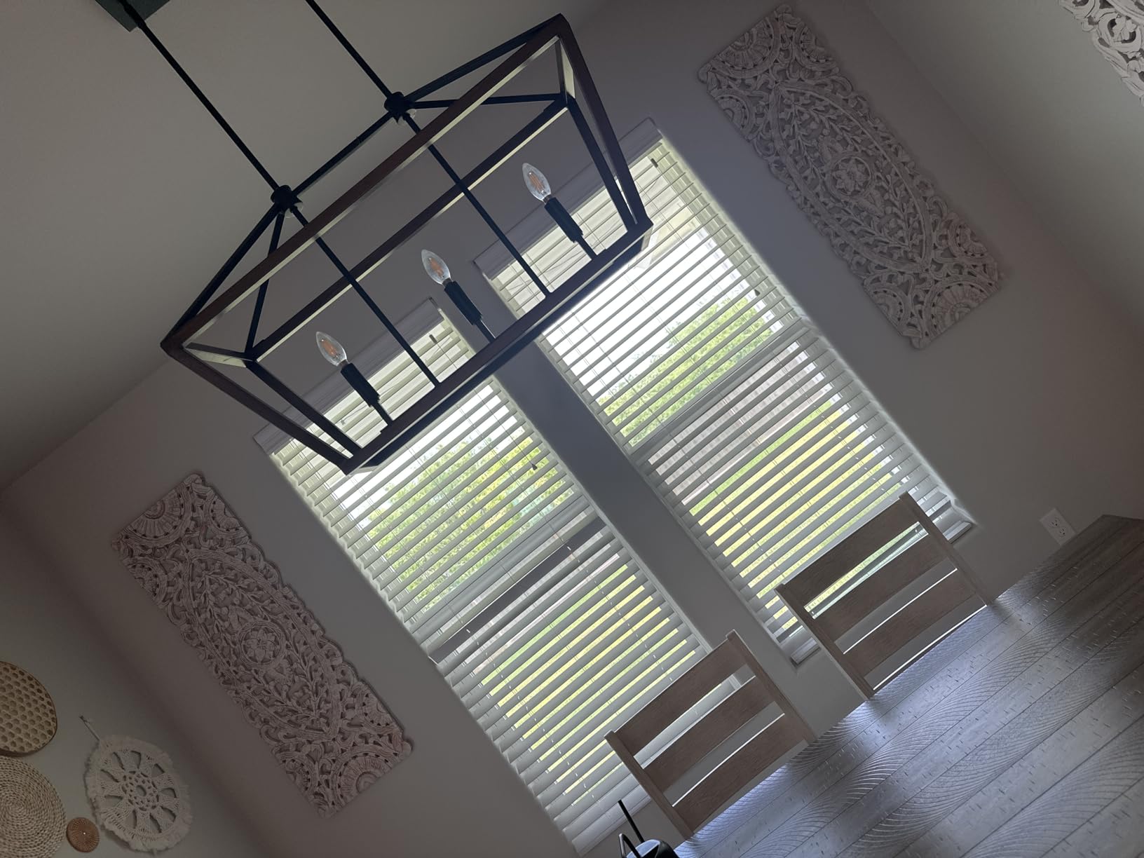 Deco 79 Wood Floral Handmade Home Wall Decor Intricately Carved Mandala Wall Sculpture with Brown Distressing, Wall Art 36