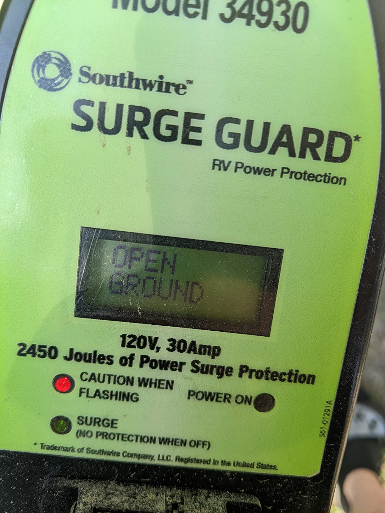 Surge Guard Southwire 34930 30A - Full Protection Portable with LCD Display Black customer photo 2
