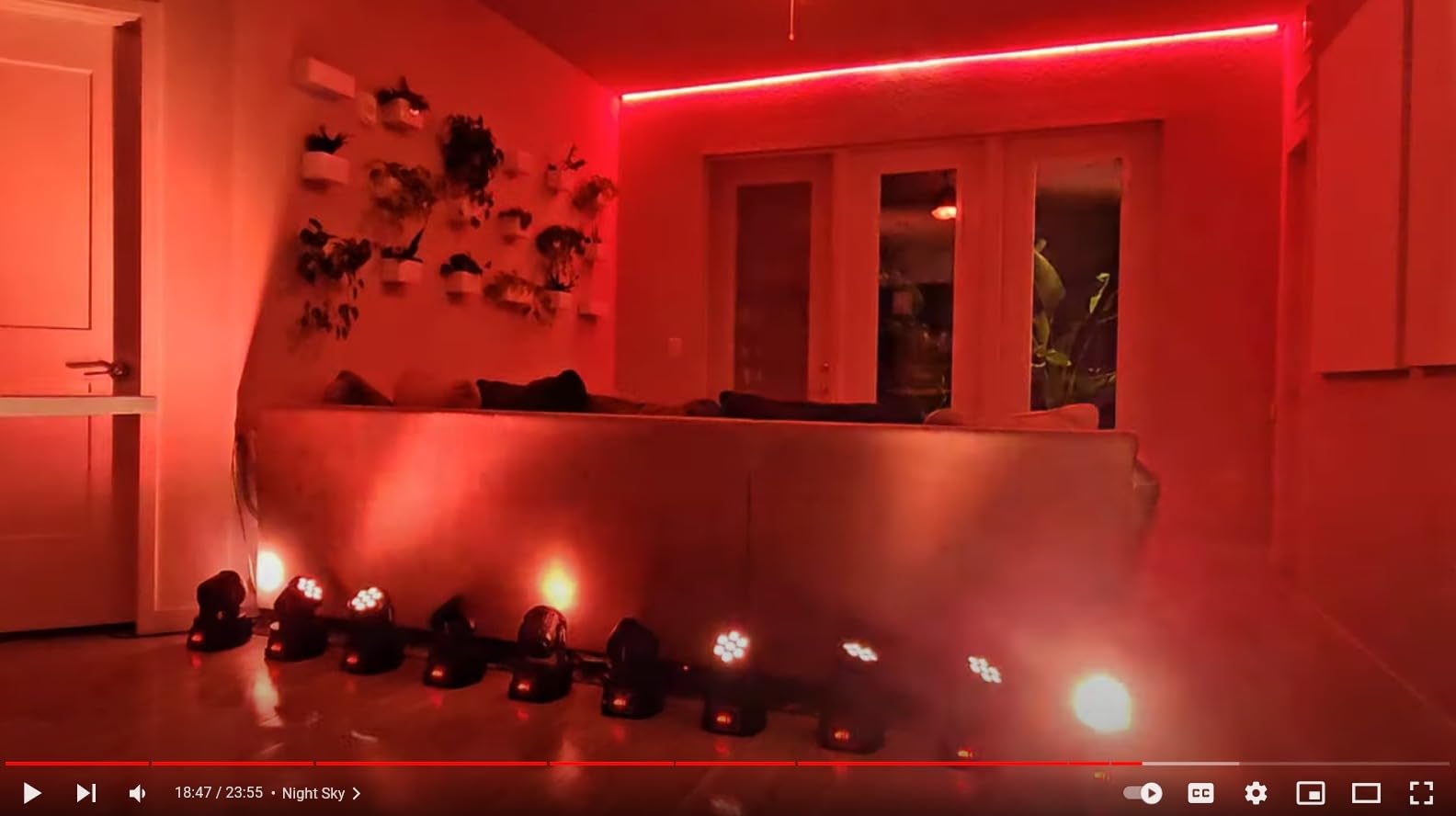 Moving Head Light RGBW Stage Lighting DJ Lights 7 x 10W LED Beam Spotlight 9/14 CH Wash Light with DMX and Sound Activated for Party Church Wedding Bar Christmas Halloween Disco customer photo 1