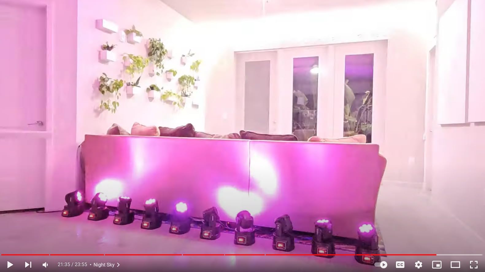 Moving Head Light RGBW Stage Lighting DJ Lights 7 x 10W LED Beam Spotlight 9/14 CH Wash Light with DMX and Sound Activated for Party Church Wedding Bar Christmas Halloween Disco customer photo 2