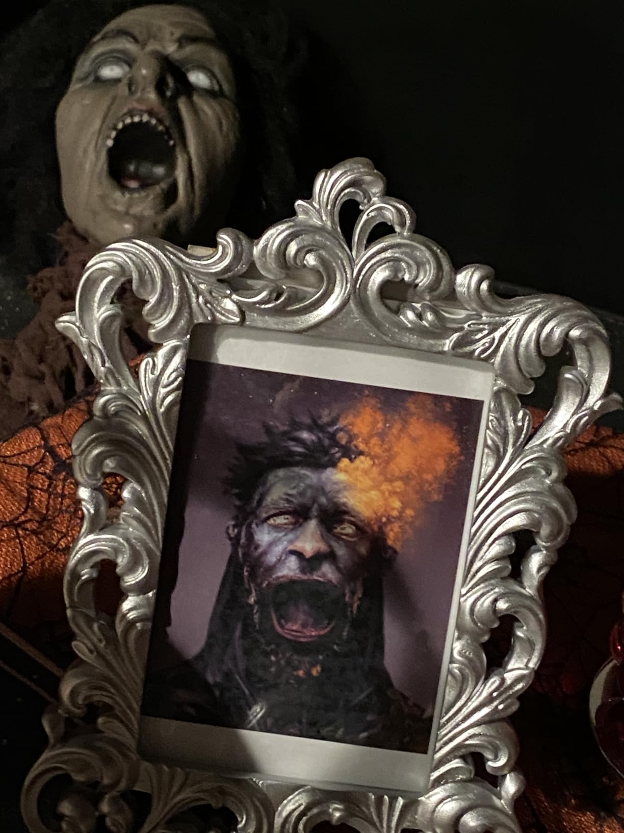 PREXTEX Crawling Zombie Halloween Decoration - Zombies Coming Out of Ground Prop - Creepy Outdoor Zombie Yard Decorations for Haunted Houses, Graveyards, and Halloween Parties customer photo 1