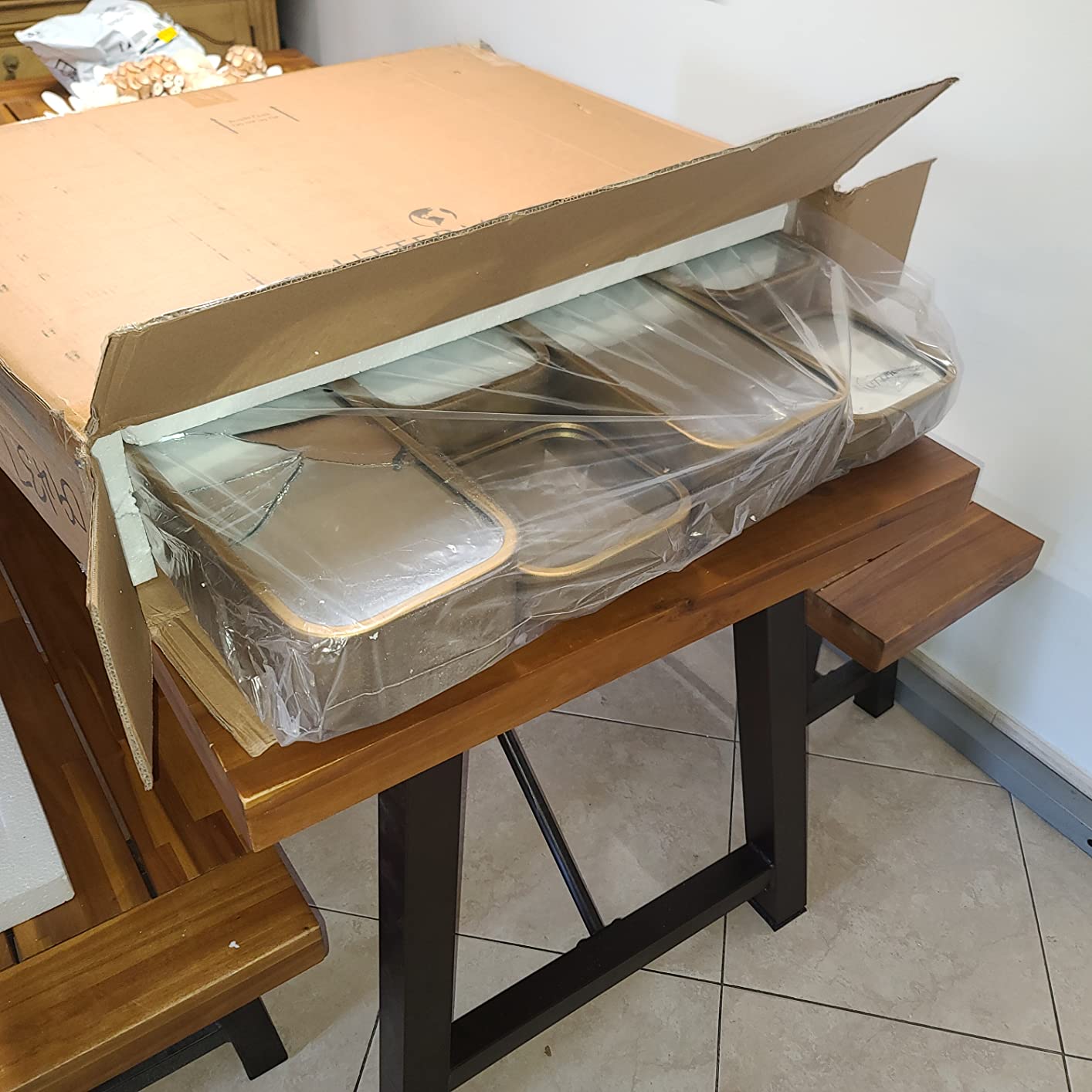 Uttermost Canute Antiqued Gold 23 3/4