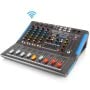 Pyle 12-Channel Console Style Audio Mixer with Bluetooth - DJ Sound Controller, 8 XLR / Combo Inputs, Sub Out, +48V Phantom, USB-A In, 16 DSP Effects, MP3 Player, 7-Band EQ - PMXU128BT customer photo 1