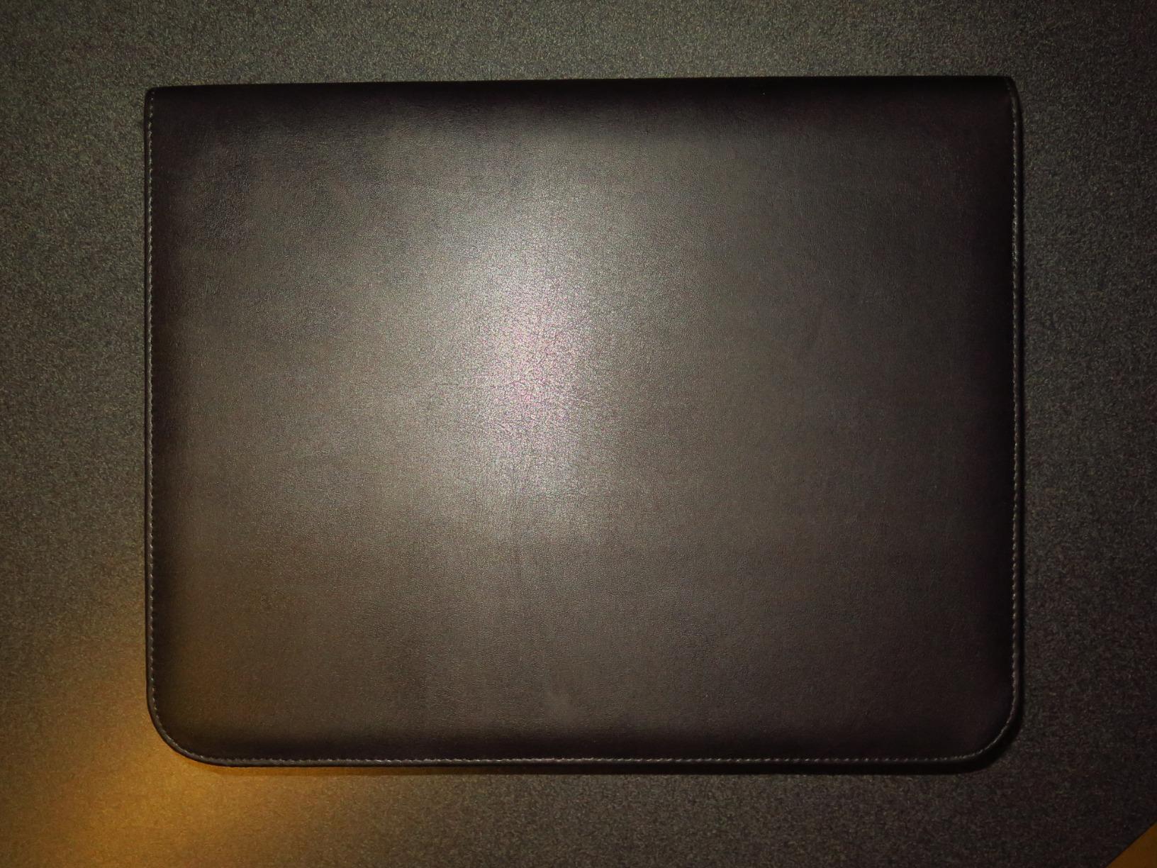 NERO MANETTI- Zippered Vegan Leather Padfolio/Portfolio Pad Holder-Business PU Leather Notepad Folder for Resumes, Interviews, iPad/Tablet, Phone, Legal Pad Notebook Executive Binder for Women, Men customer photo 2