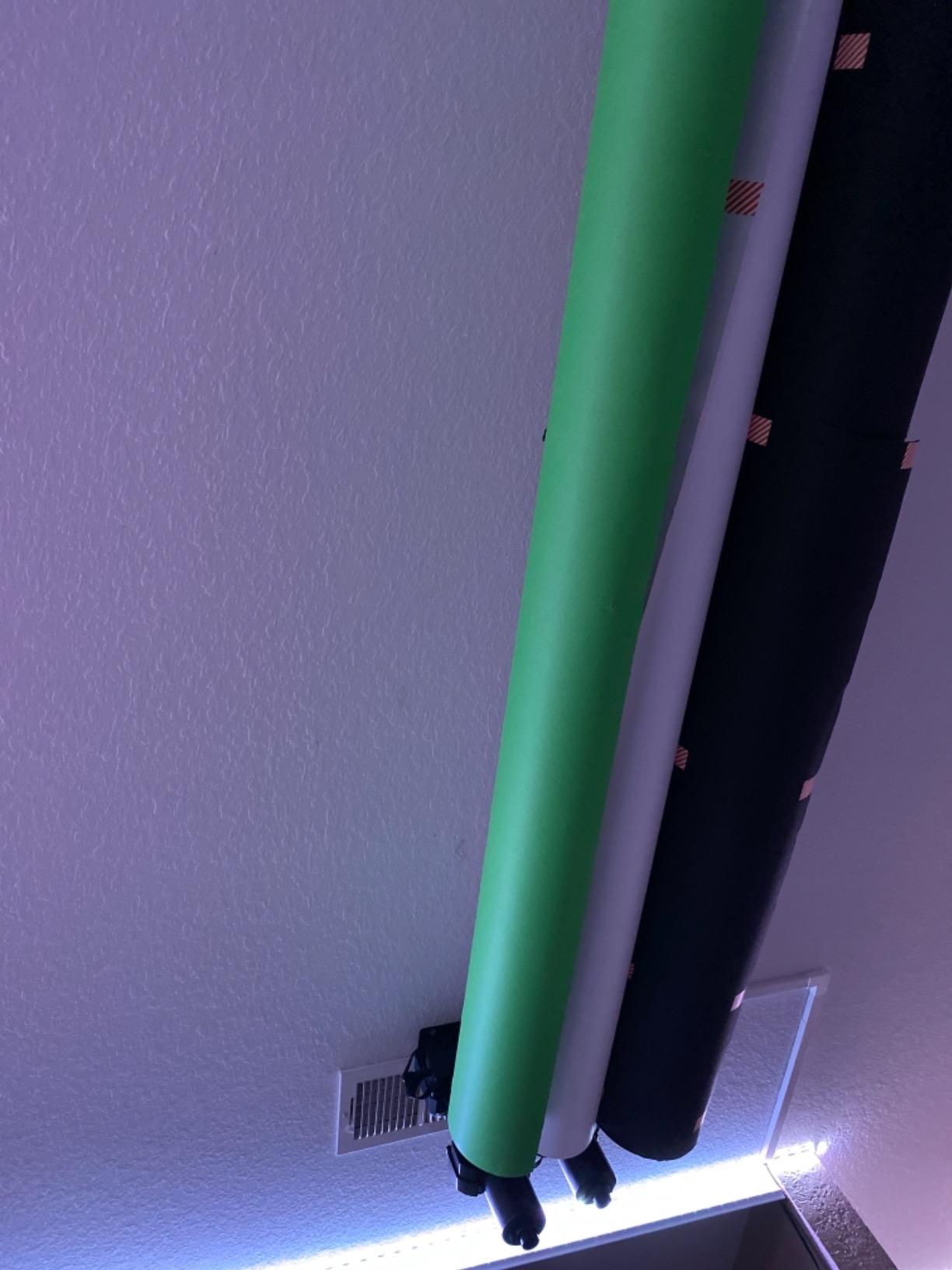 Fotoconic 3 Roller Motorized Electric Wall Ceiling Mount Background Support System with Remote customer photo 1