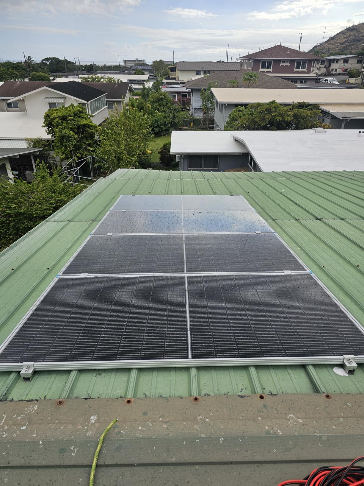 Renogy Solar Panel 100 Watt 12 Volt, High-Efficiency Monocrystalline PV Module Power Charger for RV Marine Rooftop Farm Battery and Other Off-Grid Applications customer photo 1