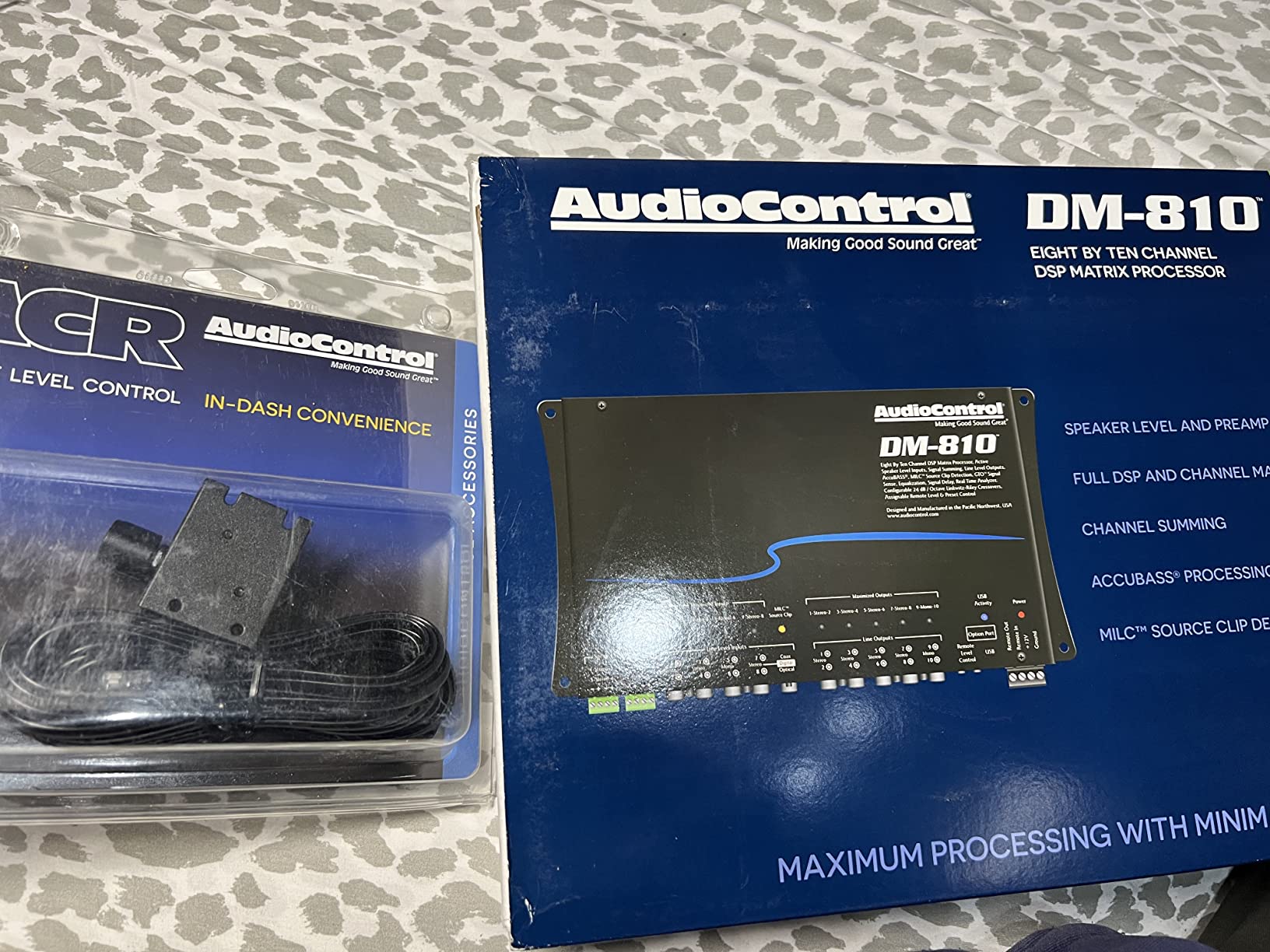 DM-810 Premium 8 Input 10 Output DSP Matrix Processor, ACR-3 Dash Remote customer photo 1