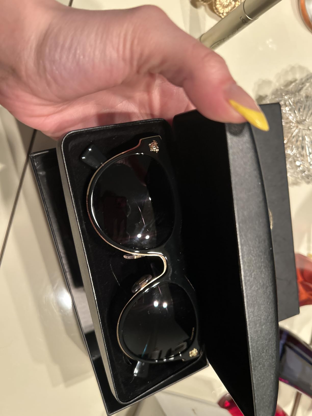 Versace Womens Sunglasses Metal customer photo 1