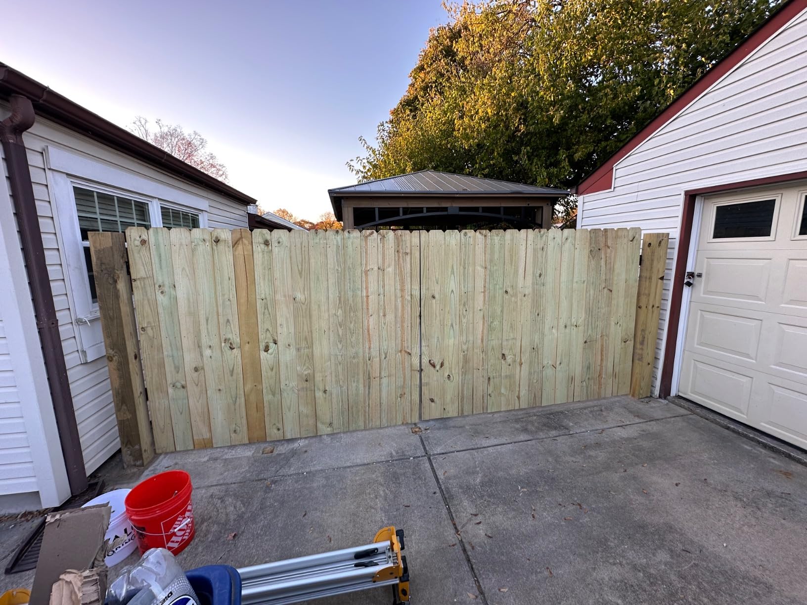 Adjust A Gate Steel Frame Gate Adjustable Building Kit for Doorway and Driveway, 36 to 60 Inches Wide and 4 Inches High, 2 Pack customer photo 2