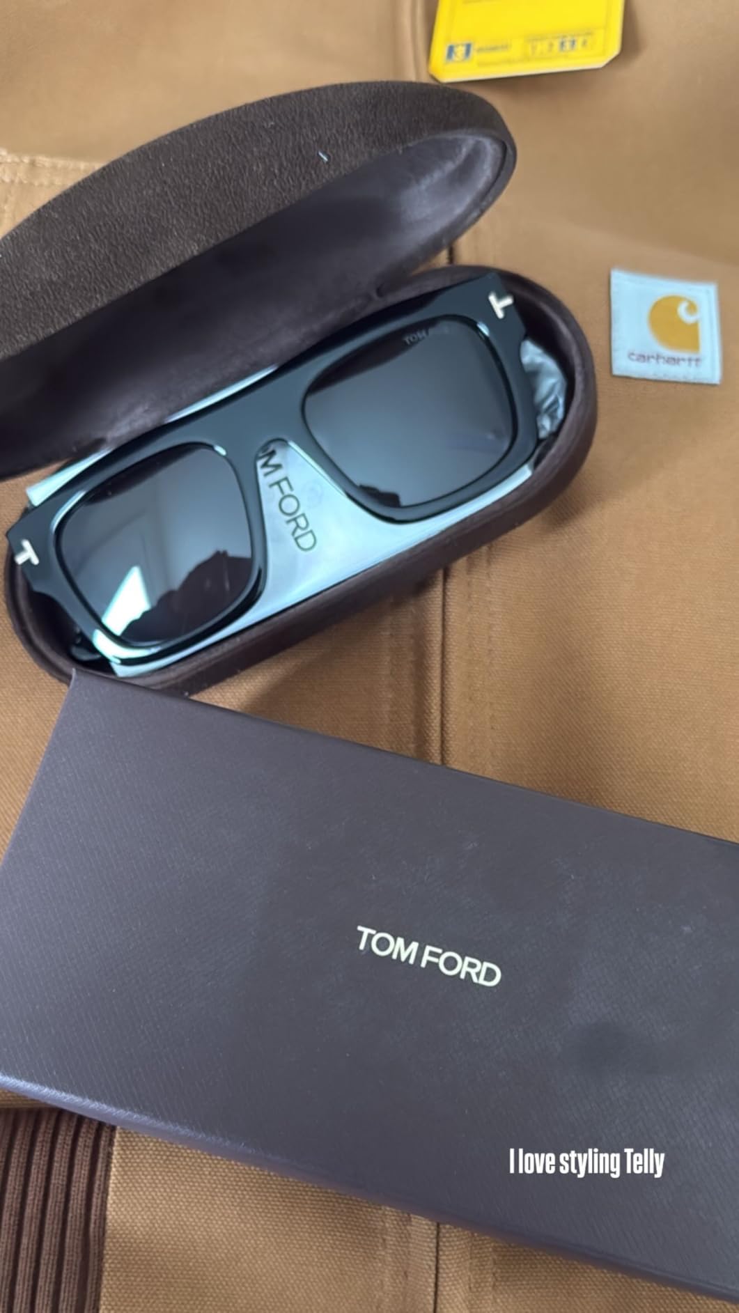 Tom Ford Unisex Classic Rectangular Sunglasses customer photo 1