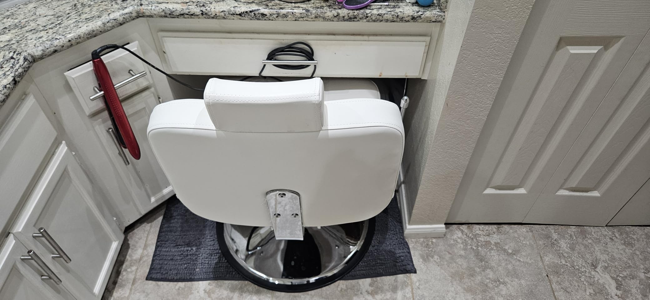 BarberPub Reclining Hydraulic Barber Chair Salon Beauty Spa Shampoo Equipment 2059 (Black) customer photo 1