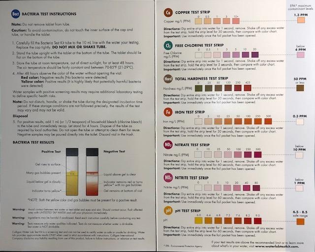 Culligan Essential Water Lab Test Kit - Comprehensive Home Water Testing for Lead, Bacteria, Nitrates, pH, Hardness, Chlorine, Copper, Iron & More - Includes TDS Meter - Ideal for Tap & Well Water customer photo 1