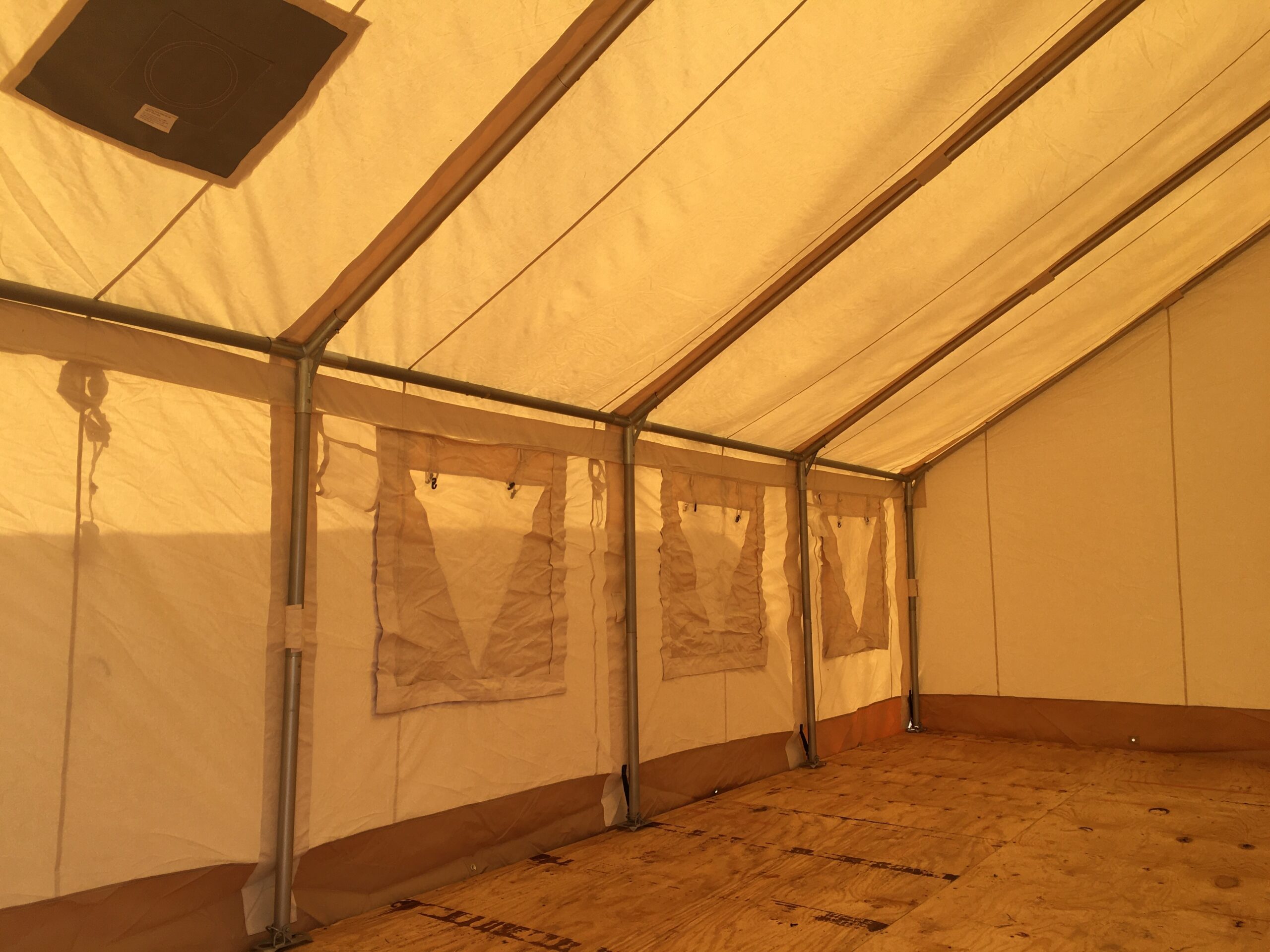 WHITEDUCK Alpha Canvas Wall Tent - Waterproof 4 Season Outdoor Camping & Hunting Tent w/Heavy Duty Aluminum Frame & PVC Floor customer photo 1