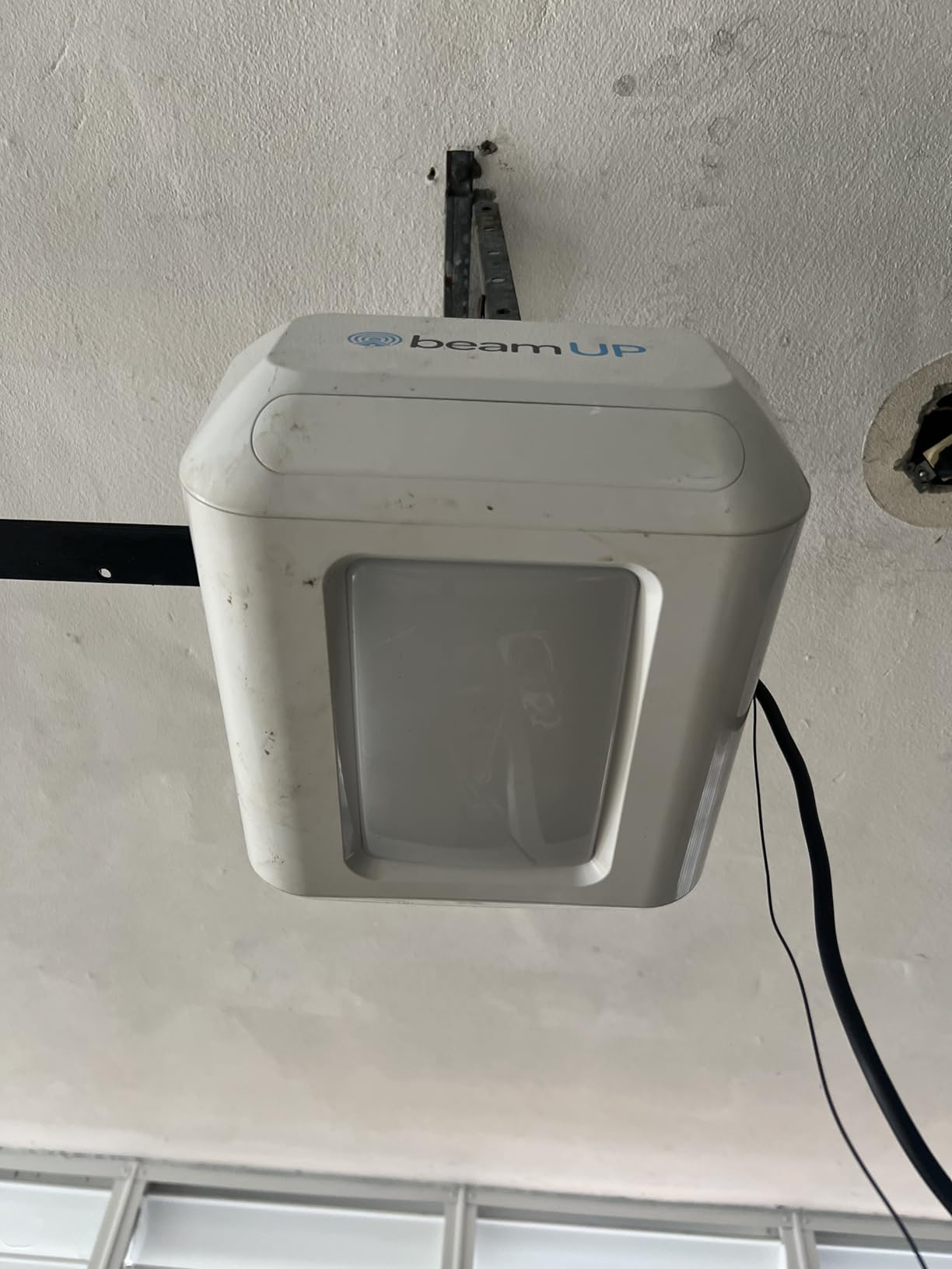 Workhorse BU100 Overhead Garage Door Opener with Heavy-Duty Chain Drive for Single or Double Doors, Wall Mount, and Remote Garage Opener Included, Quick and Easy Installation, White customer photo 1