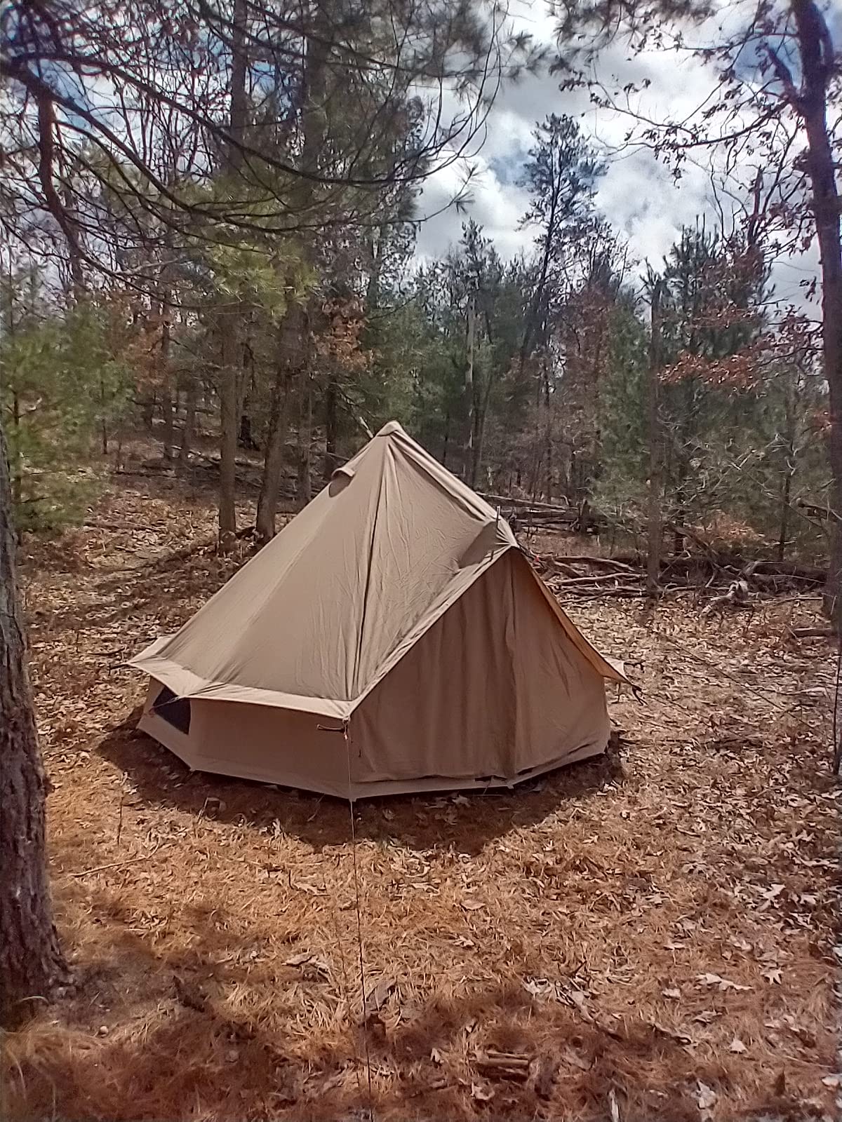 Regatta Canvas Bell Tent - w/StoveJack, Waterproof, 4 Season Luxury Camping and Glamping Yurt Tent Outdoor customer photo 1